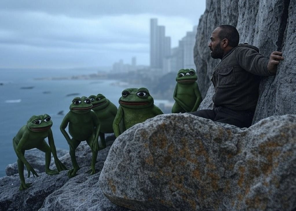 Dev called me from the cliffs. He will navigate every hurdle thrown at Him. He has slept in much worse places than this, and told me not to worry for it is all prophecy and his disciples are with him.

t.me/mylastdollarBVY
BVY5vx7R4FBdiL3iRGV9ndfcDr38PtmVUtkKTtC6pump