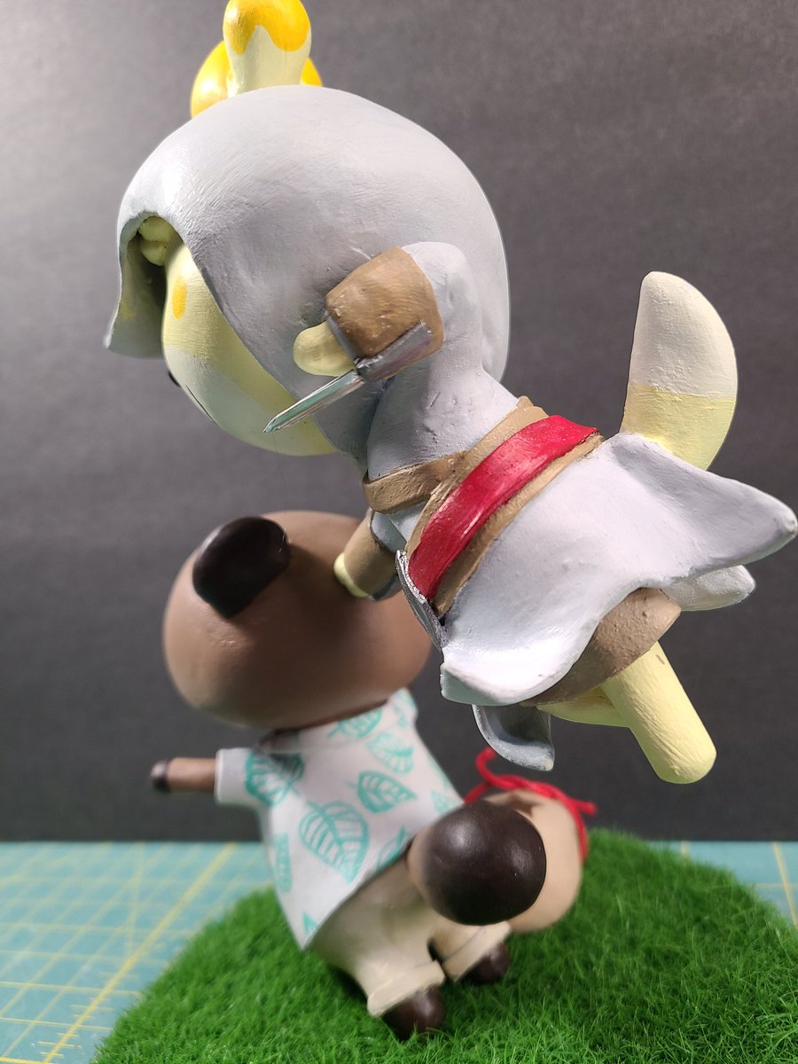 ClokwrkDesigns's tweet photo. My piece for Assassin's Creed/Animal Crossing is complete! https://t.co/NttnGkFIkE