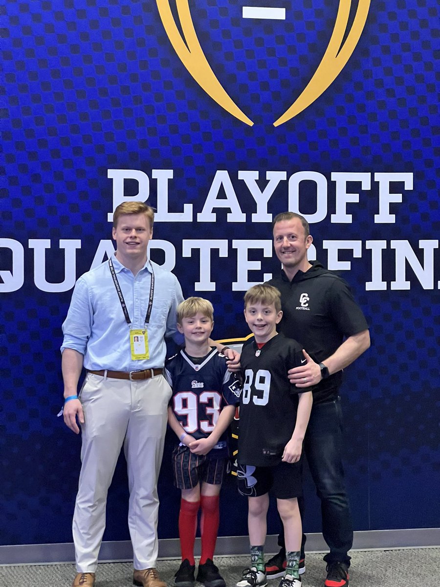 Such a special experience with my family to honor <a href="/tom_grehan/">Tom Grehan</a> at the  <a href="/SugarBowlNola/">Allstate Sugar Bowl</a> Tom represents all of our core values and is a true CC Patriot who continues to make a major impact through his community initiatives. #HERD #Family