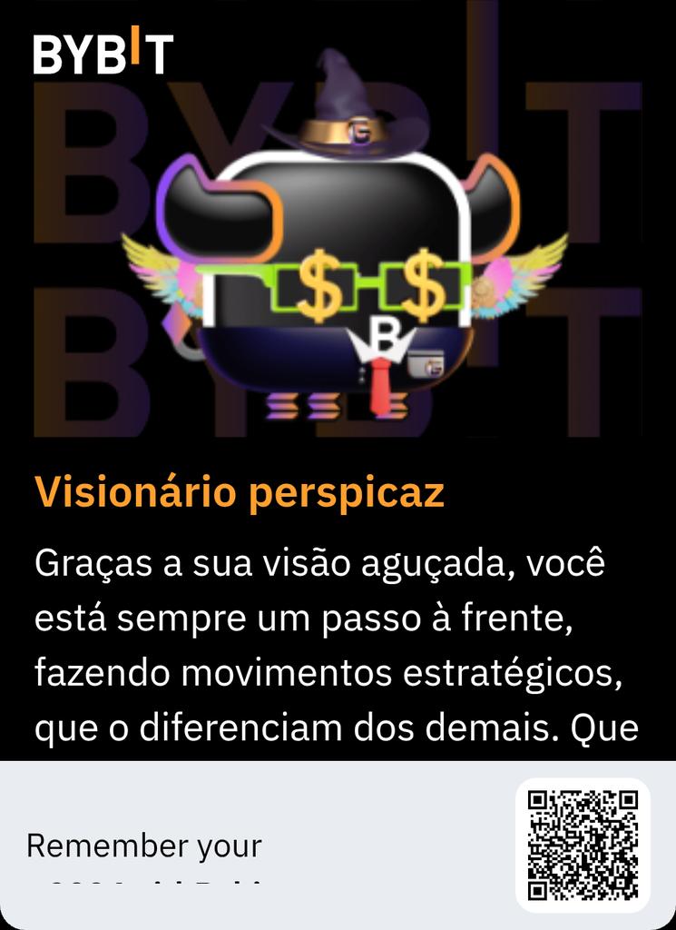 Marcos21420's tweet photo. Revelar minha Retrospectiva Bybit 2024 #2024withBybit https://t.co/zPVzunISOx https://t.co/QX3nJ245Yk