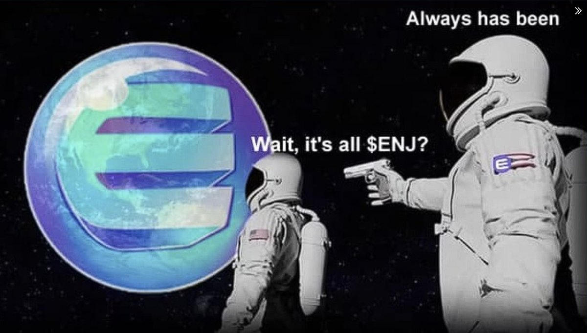 GM Enjineers

$ENJ will move just like it did in 2021 very very soon, hope your bags are packed