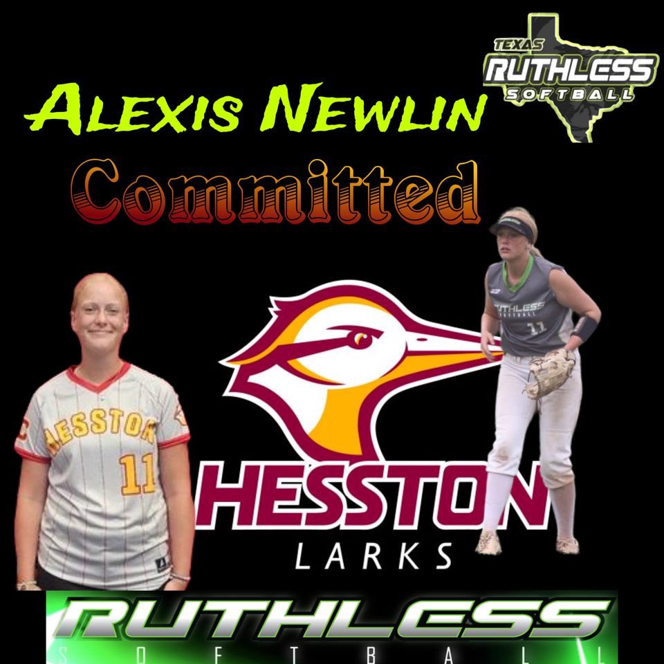 Excited to announce my commitment to Hesston College to further my education and athletic career! Thanks to my family, coaches, and friends for their support. This is a dream come true, and I’m ready to give it my all. Go Larks! ❤️💛 <a href="/HesstonSoftball/">Hesston Softball</a> @AtxRuthless #Committed