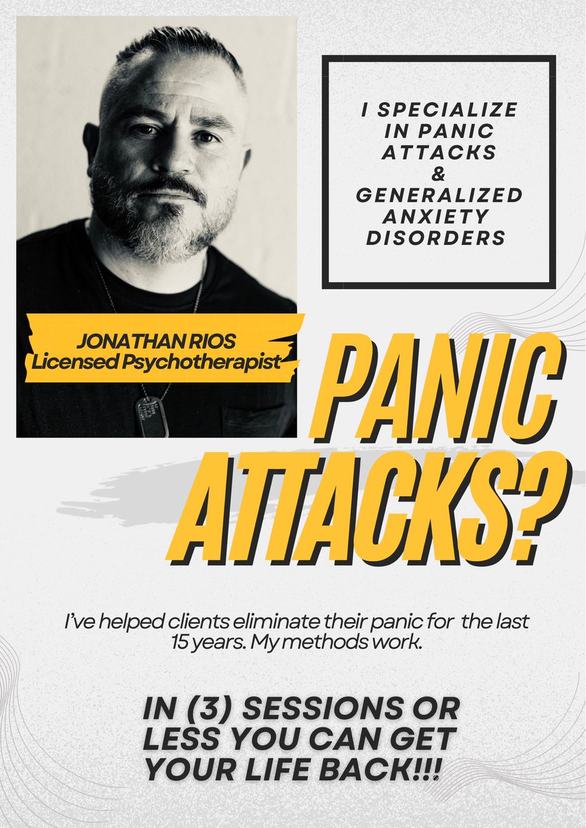 primalvirtues's tweet image. If you’re struggling with panic attacks I feel you. Absolutely Crippling. DM me if you’re serious about eliminating your panic.