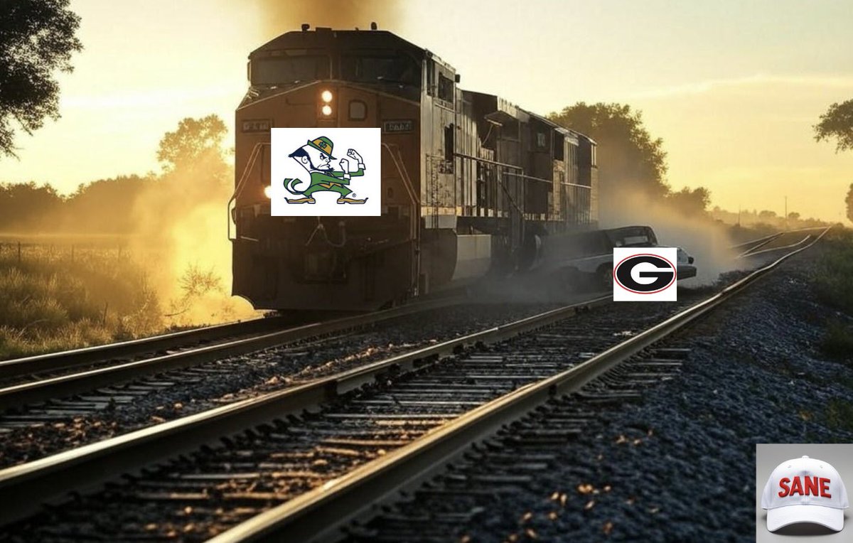 privategolfacs's tweet photo. WHO’S THAT COMING DOWN THE TRACK………#Georgia #NotreDame #CFP2024 #AllInGoodFun https://t.co/i7agAOQLmd