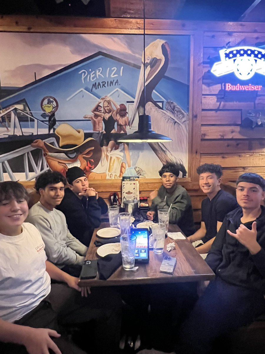 After a hard fought Win our boys are ready for dinner!
#Family #Fellowship