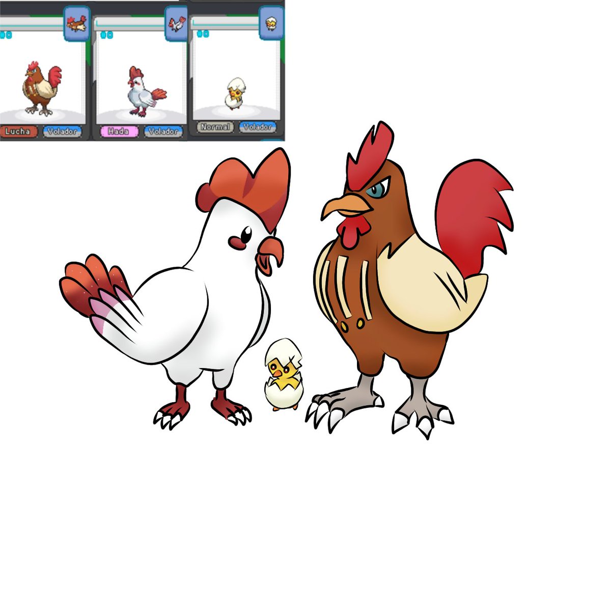 ReptaliaCA's tweet image. Seguimos con los arts de @Kingwolf081 ... Está vez una rama evolutiva tipo volador....

Chicklegg
Henqueen
Roosteen

#fakemom #pokemom #pokemoncaliza #rpgmakerxp #gamedev #pokemonessentials