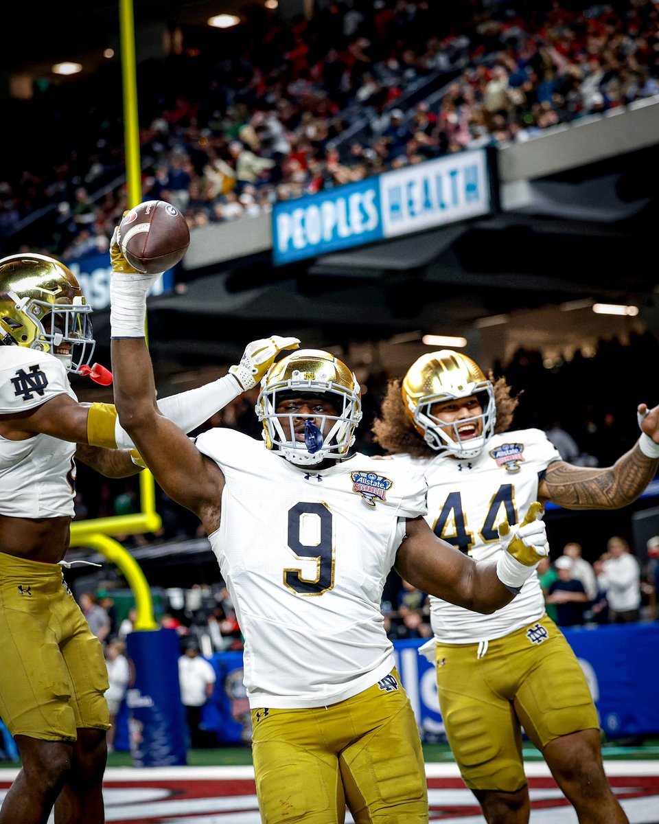 ISDUpdate's tweet photo. FINAL | #NotreDame 23, #Georgia 10 https://t.co/G0PueeI0t0