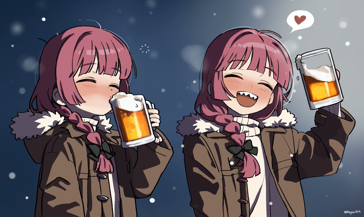 HepariArt's tweet photo. Winter Date with the Booze Fairy 🍺☃️❄️ https://t.co/phCVz8yQPu
