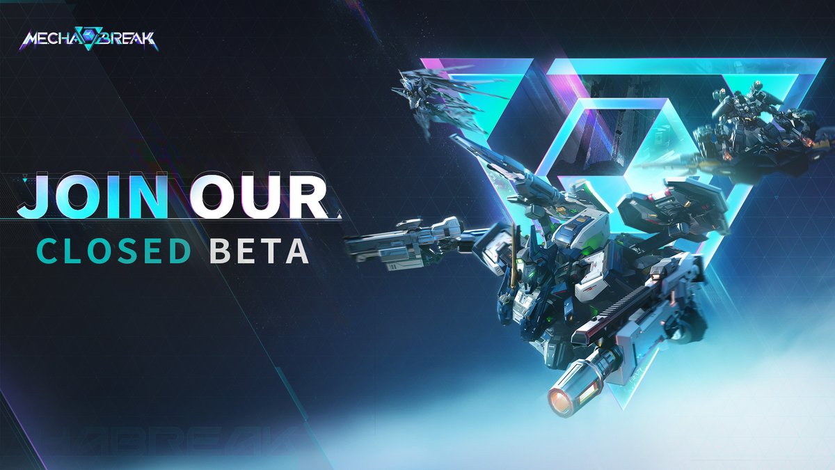 MechaBREAK's tweet image. Announcing the Mecha BREAK Closed Beta test!

Apply now for the chance to experience the latest about Mecha BREAK: bit.ly/4h1EKVl

Recruitment Period: Jan 2nd - Jan 14th