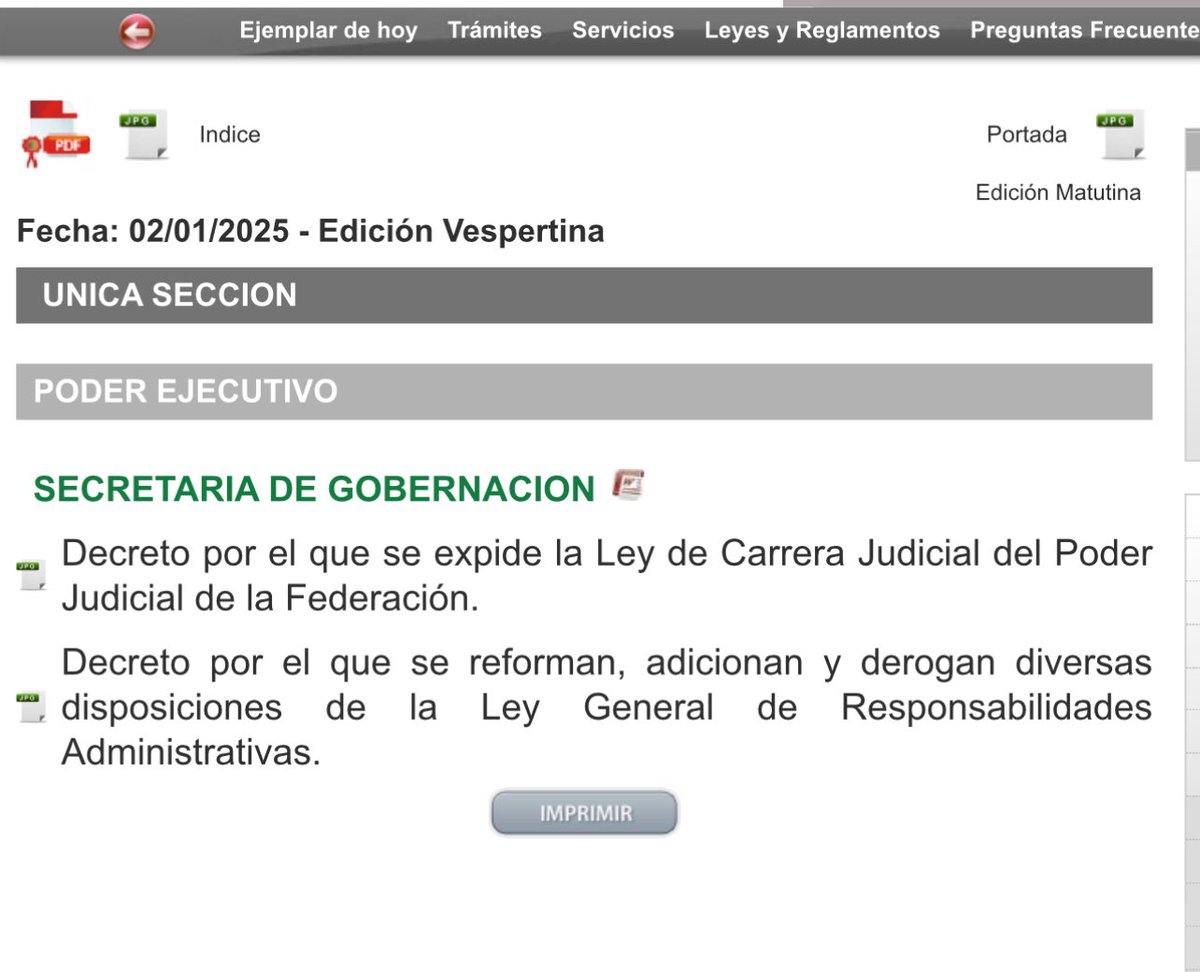 DOF 
#PJF 
Responsabilidades administrativas 
⬇️⬇️⬇️⬇️⬇️