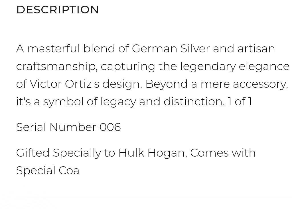 RonnieBmore's tweet photo. @HulkHogan did you really take a $4000 gift you were given by a poor man, sign it, and post it for $6000 on your site? https://t.co/HjqBbK3iJ2