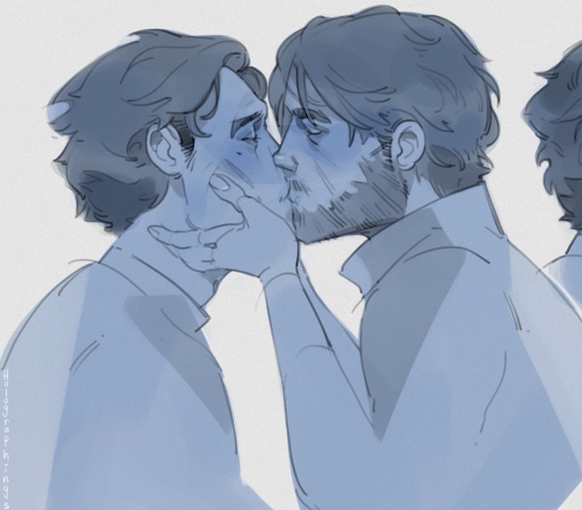 h0lographings's tweet image. #jayvik #arcane i drew far too little kisses last year i gotta remedy that in 2025