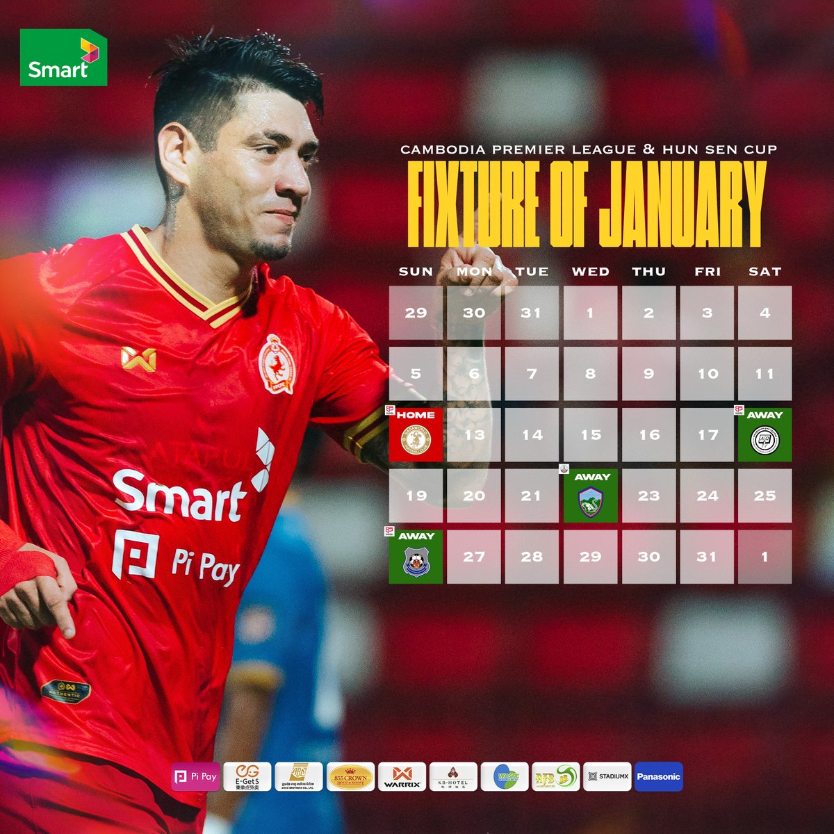 Match Fixture of January