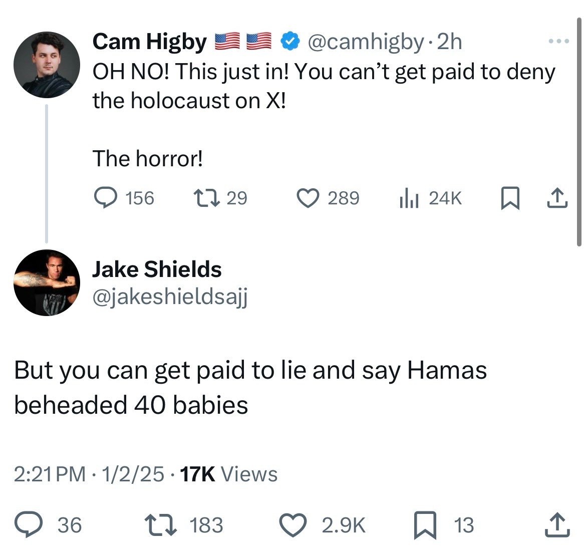jakeshieldsajj's tweet photo. This ratio is a modern-day holocaust https://t.co/3SFTgexrOq