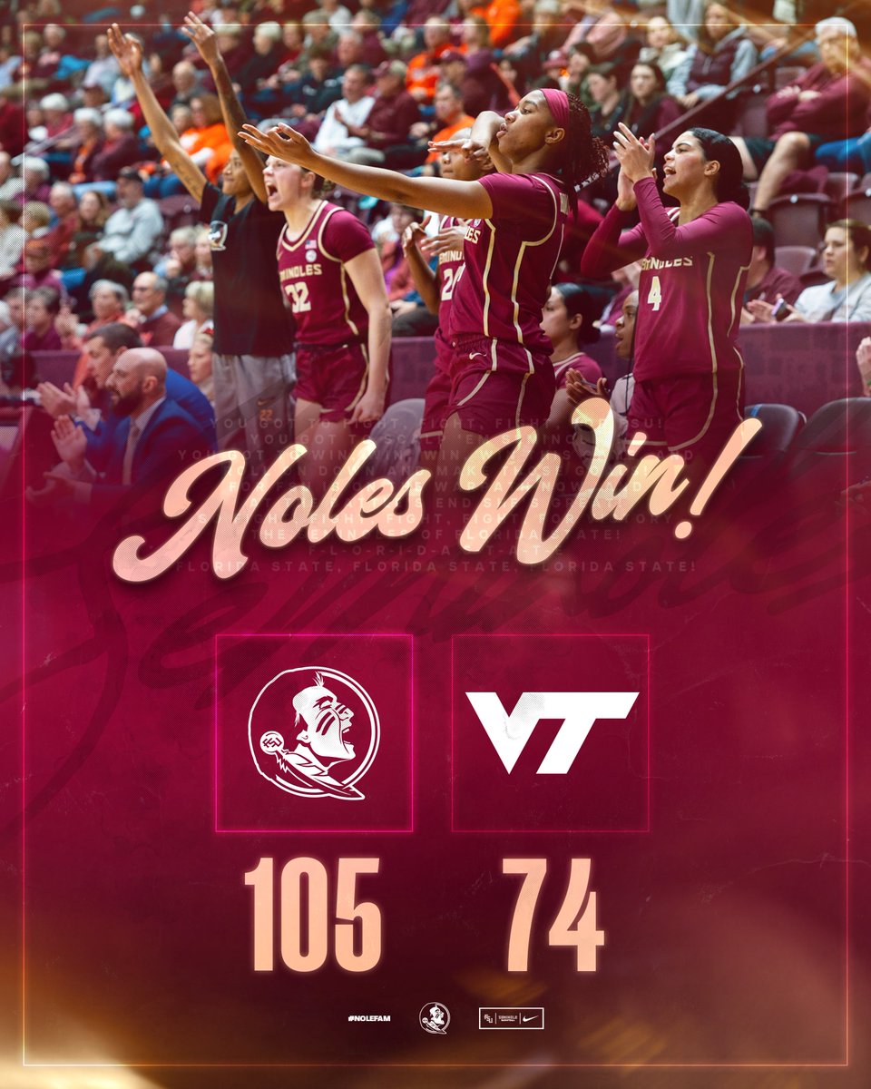 Coming back with the WIN!

#NoleFAM