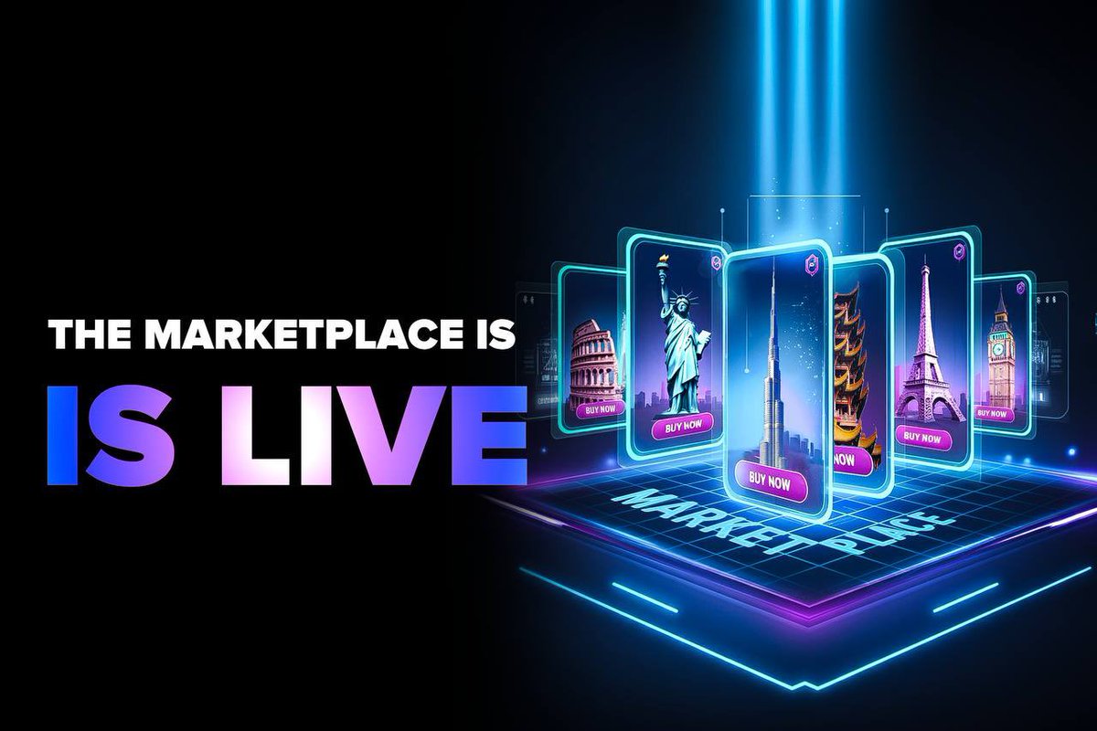 EarthMetaAi's tweet image. 🌍 EarthMeta MarketPlace is Live ! 🏙️

Here’s your chance to explore a world of opportunities ! 🌟

– Head to the marketplace, list your city, set your price and showcase your city to the community. 🏙️

- Check out cities up for sale and find the perfect one for you. 🤝

– Secure…