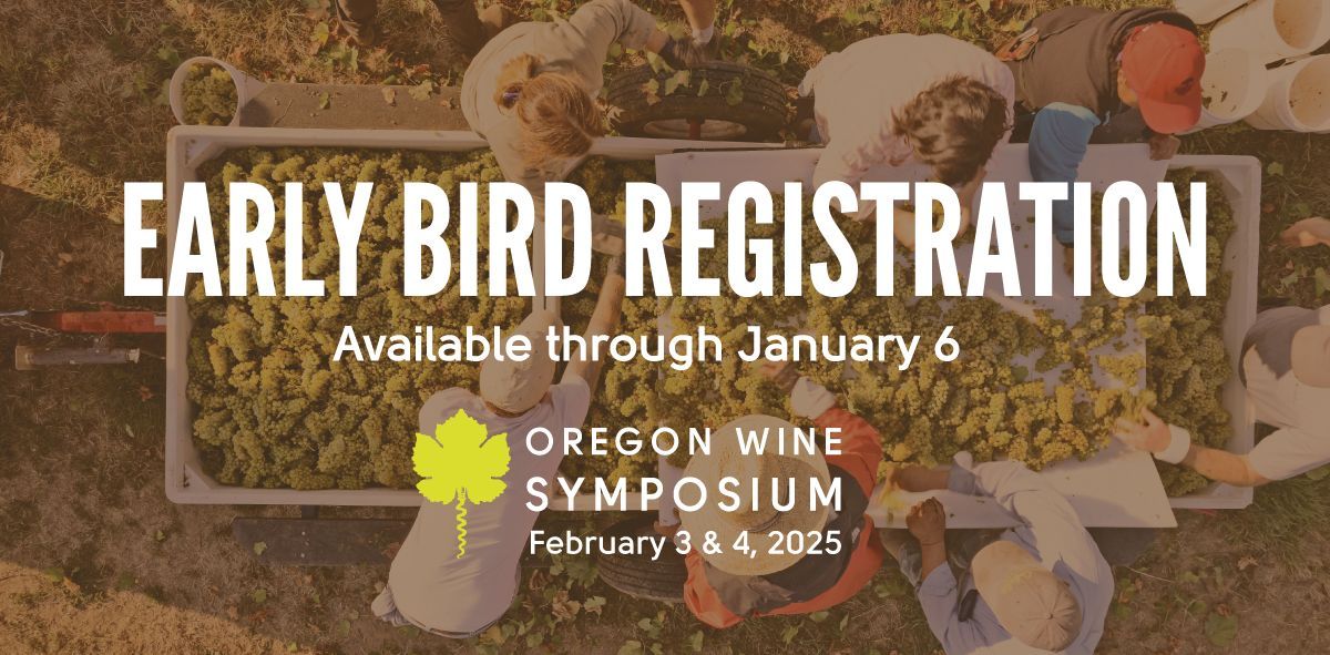 Register today! The early bird deadline for the Symposium is Monday, January 6. Don’t miss your chance to save big and reserve your spot at the Northwest wine industry’s premier educational event and trade show. 

#ORWineSymposium