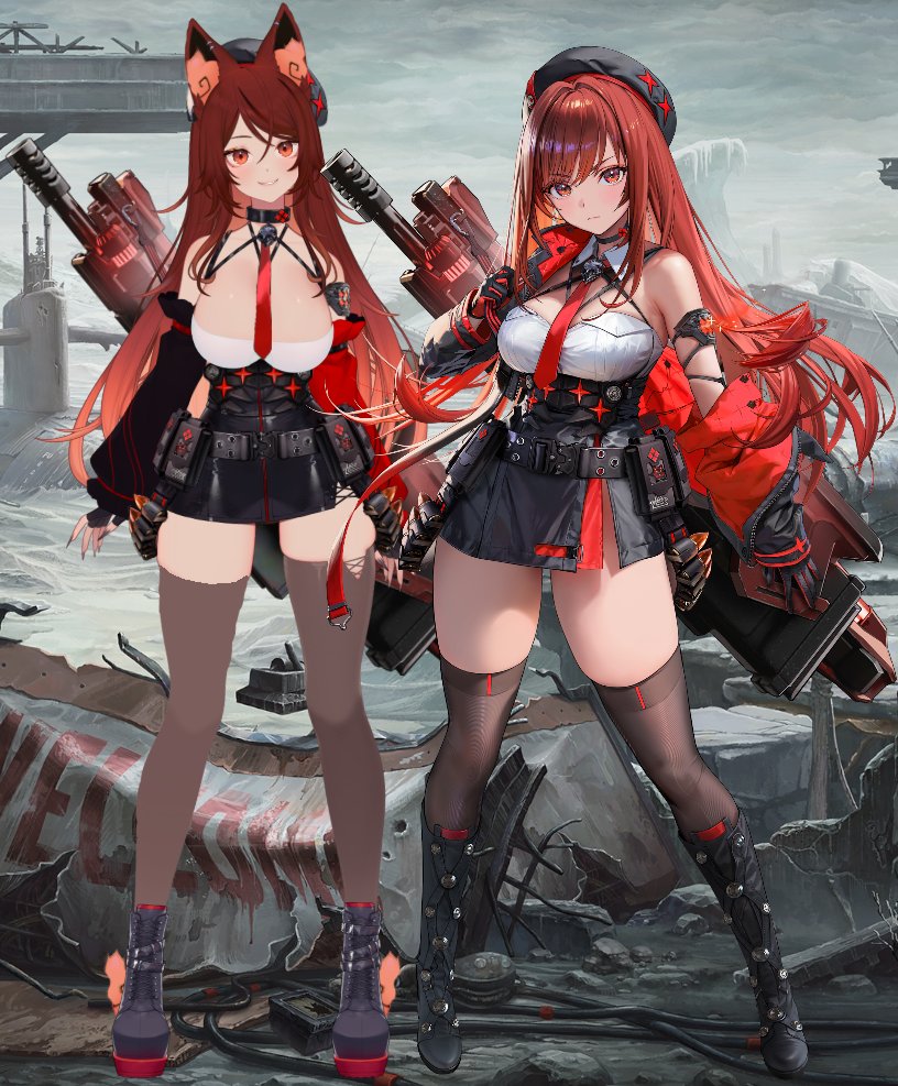 SinderVTuber's tweet image. First cosplay of 2025! ❤
#NIKKE #NIKKEcosplay