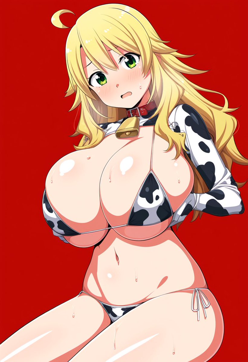 ai_love_001's tweet photo. @kmsm_end みき悪い雌だからチンポ押し付けられちゃうとすぐに浮気しちゃうの💛牛柄ビキニでダーリンのチンポ煽りながらへこへこ💛これからもいっぱいいっぱいいじめて欲しいの💛 https://t.co/bc6cqRV6zV