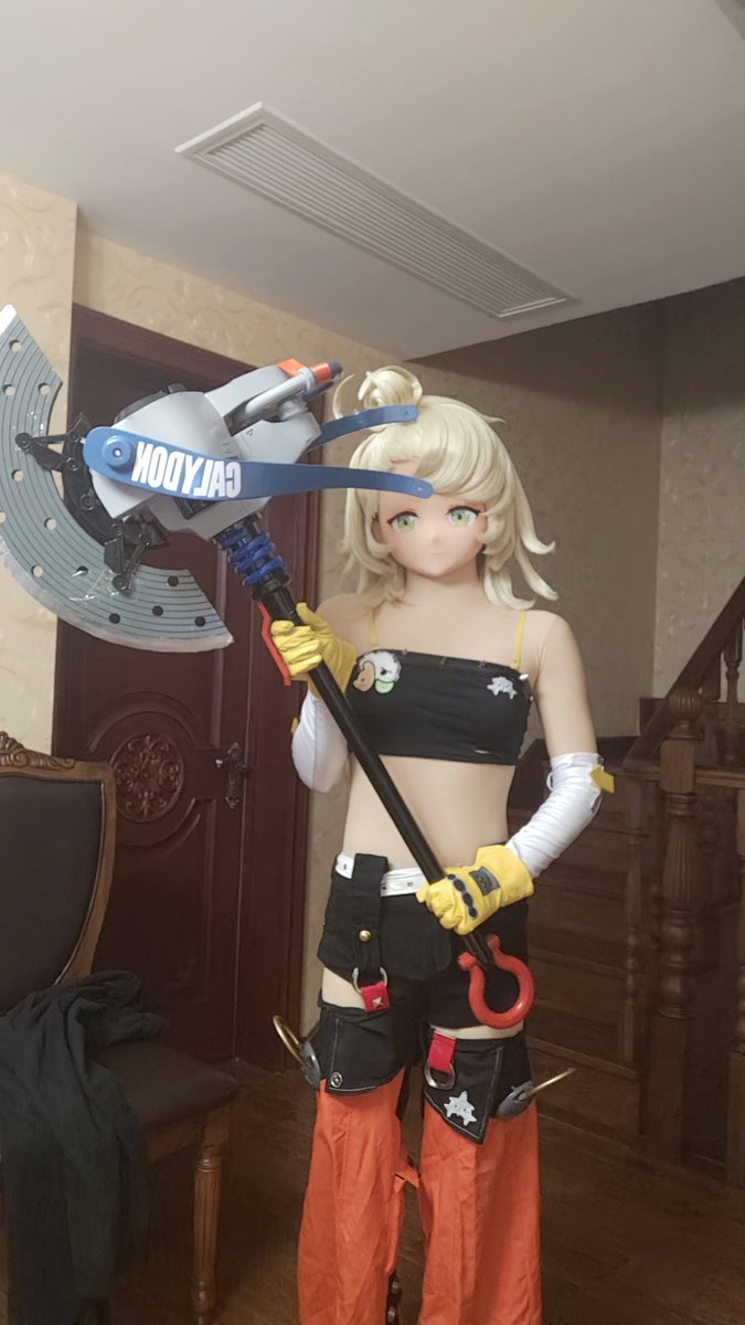Tme_librian's tweet image. 有些地方歪了x
#kigurumi 
#ZenlessZoneZero
#着ぐるみ