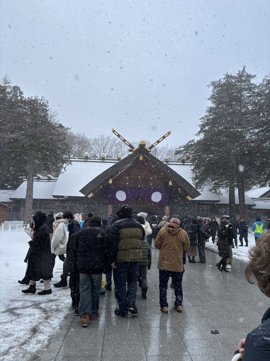 kikutaaa3's tweet photo. 北海道神宮は雪❄️ https://t.co/hoX3AA6F4u
