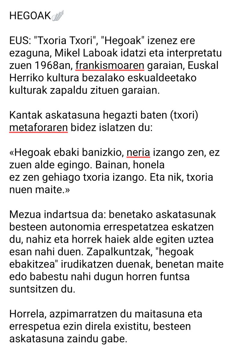 CamblongS's tweet photo. Hegoak 🪽 kantatu dut Biba Zuek saioan. | J'ai chanté Hegoak 🪽 dans l'émission Biba Zuek.

Milesker @BibaZuekETB elkar hizketa goxo honentzat momentu itzel bat pastu dut zuekin. | Merci pour cette agréable interview, j'ai passé un super moment avec vous. 🫶🏾
#kantu #hegoak #eitb https://t.co/W6y7XFQdEG
