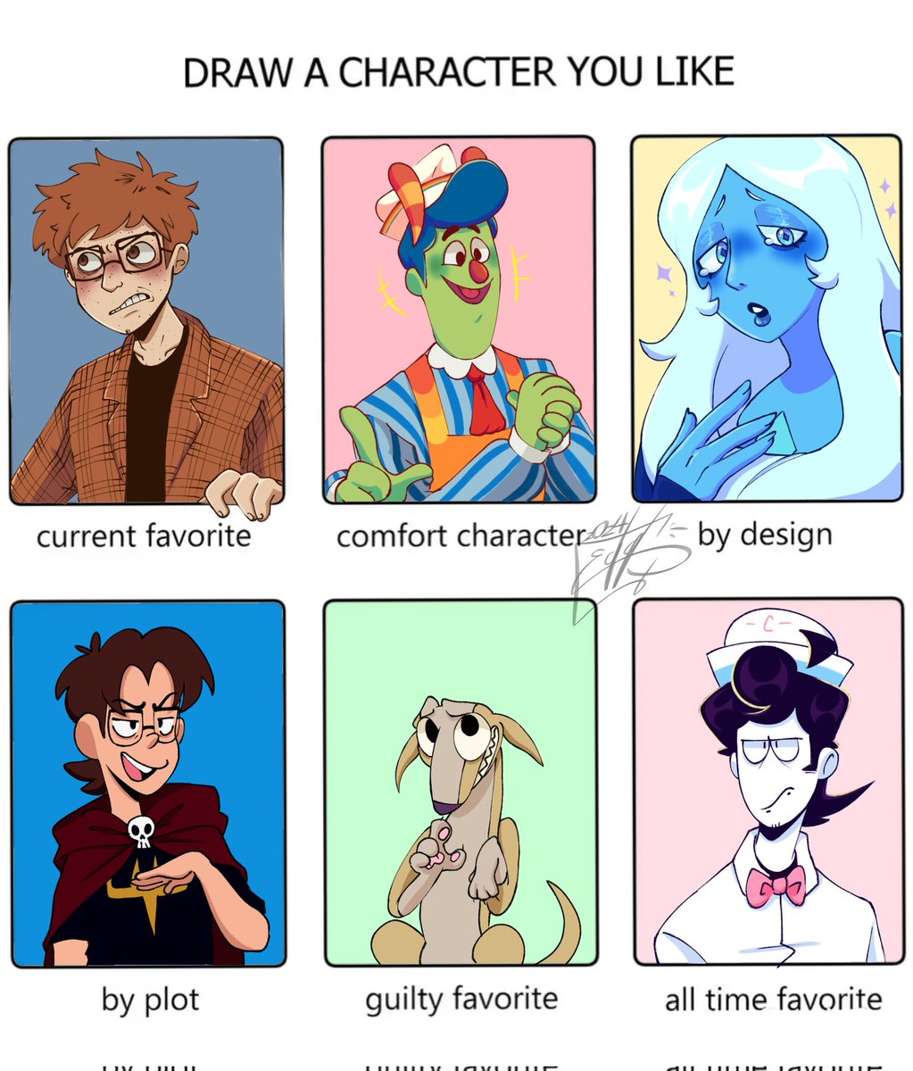 First drawings of the year :]

#eltingvilleclub #billdickey #welcomehome #HowdyPillar #StevenUniverse #bluediamond #craigofthecreek #eldermark #spookymonth #Spookymonthkevin #multifandom