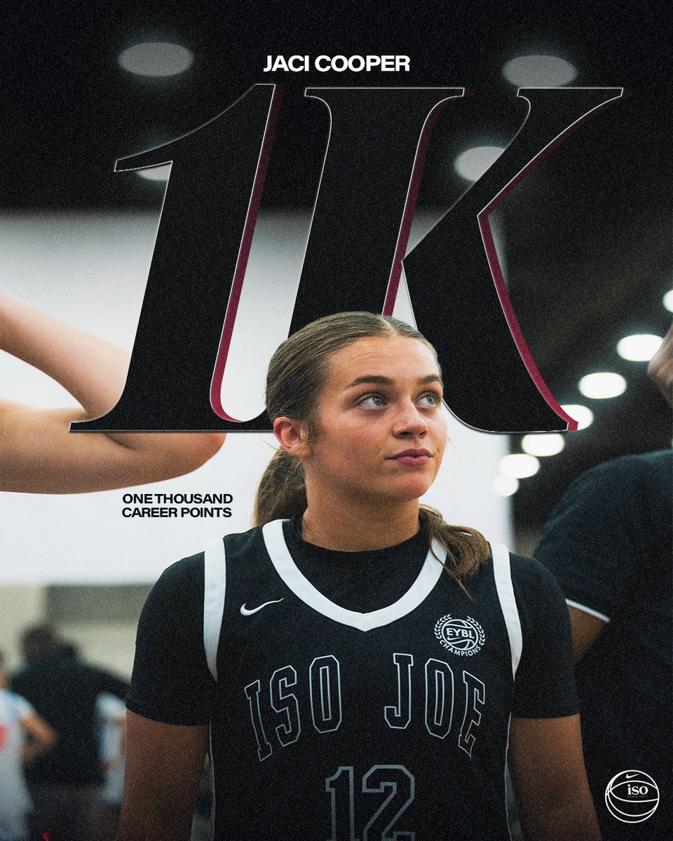 Iso Basketball Club (@teamisogirls) on Twitter photo 1K points, countless hours of hard work.
Jaci didn’t just hit a milestone—she made a statement. This is what relentless effort looks like. Keep climbing, kid. The journey’s just getting started.
📸 | <a href="/Jaci_Cooper12/">Jaci Cooper</a>
#JustUs | #DevelopmentOverEverything 1K points, countless hours of hard work.
Jaci didn’t just hit a milestone—she made a statement. This is what relentless effort looks like. Keep climbing, kid. The journey’s just getting started.
📸 | <a href="/Jaci_Cooper12/">Jaci Cooper</a>
#JustUs | #DevelopmentOverEverything