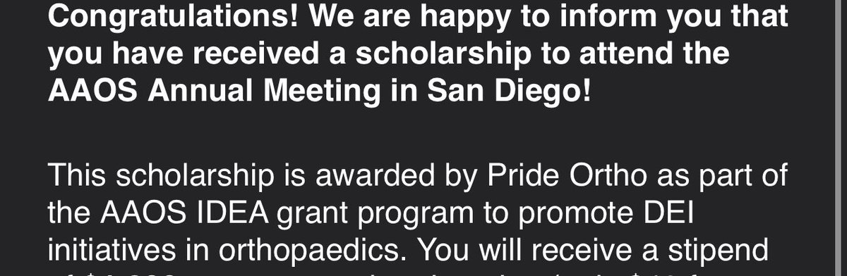 RileighT_Ricken's tweet image. Absolutely stoked for this opportunity 🏳️‍🌈🦴💪🏼 #AAOS #PrideOrtho #MedTwitter
