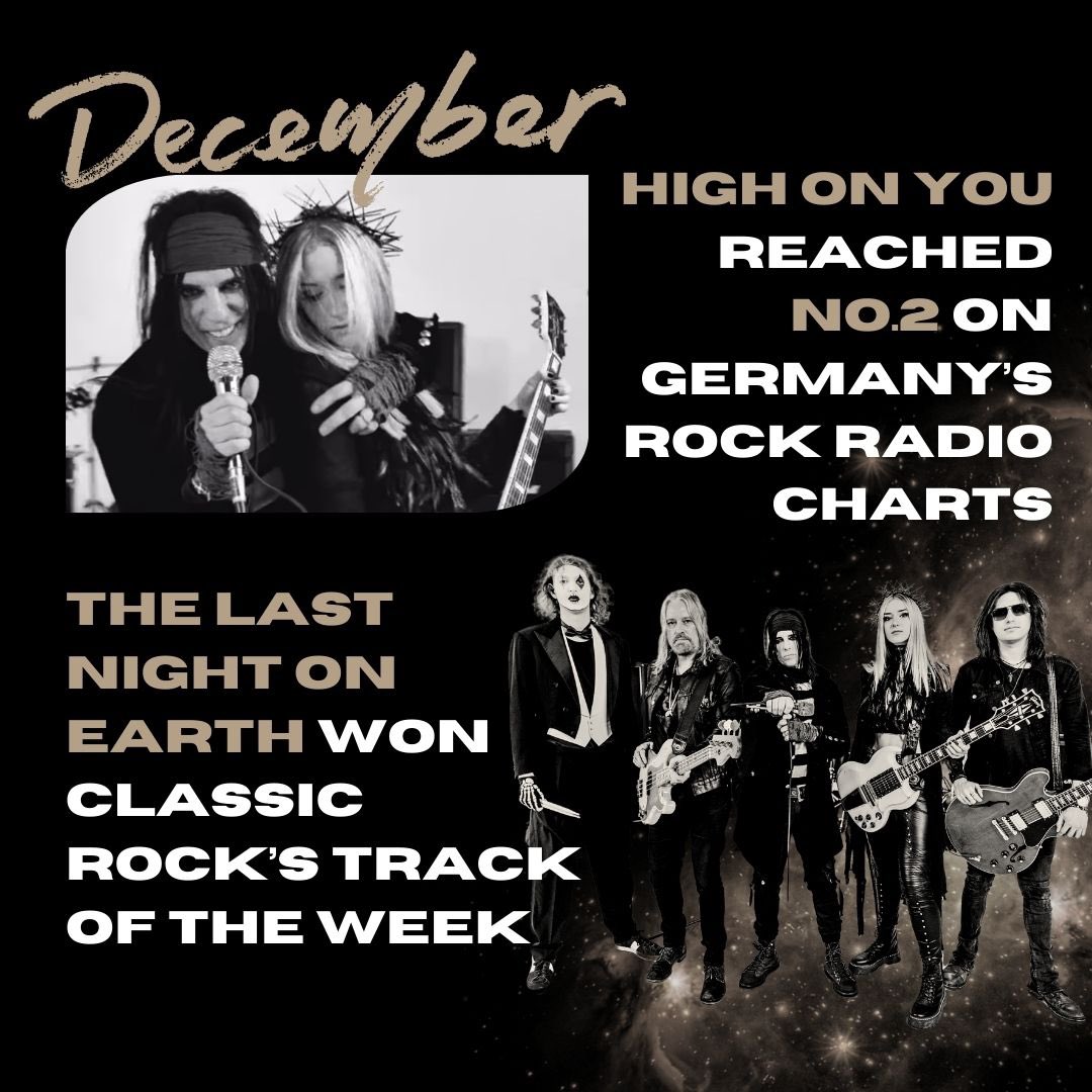 ViciousXBone's tweet photo. Ending the year on a high, #CrossboneSkully released their eagerly awaited debut album #EvilWorldMachine to rave reviews, entered the UK Independent Breakers Charts at No.6, got a No.2 single on German Rock Radio and was @ClassicRockMag’s Track of the Week.. thank you Misfits! ♥️ https://t.co/JrXMLiVN9J