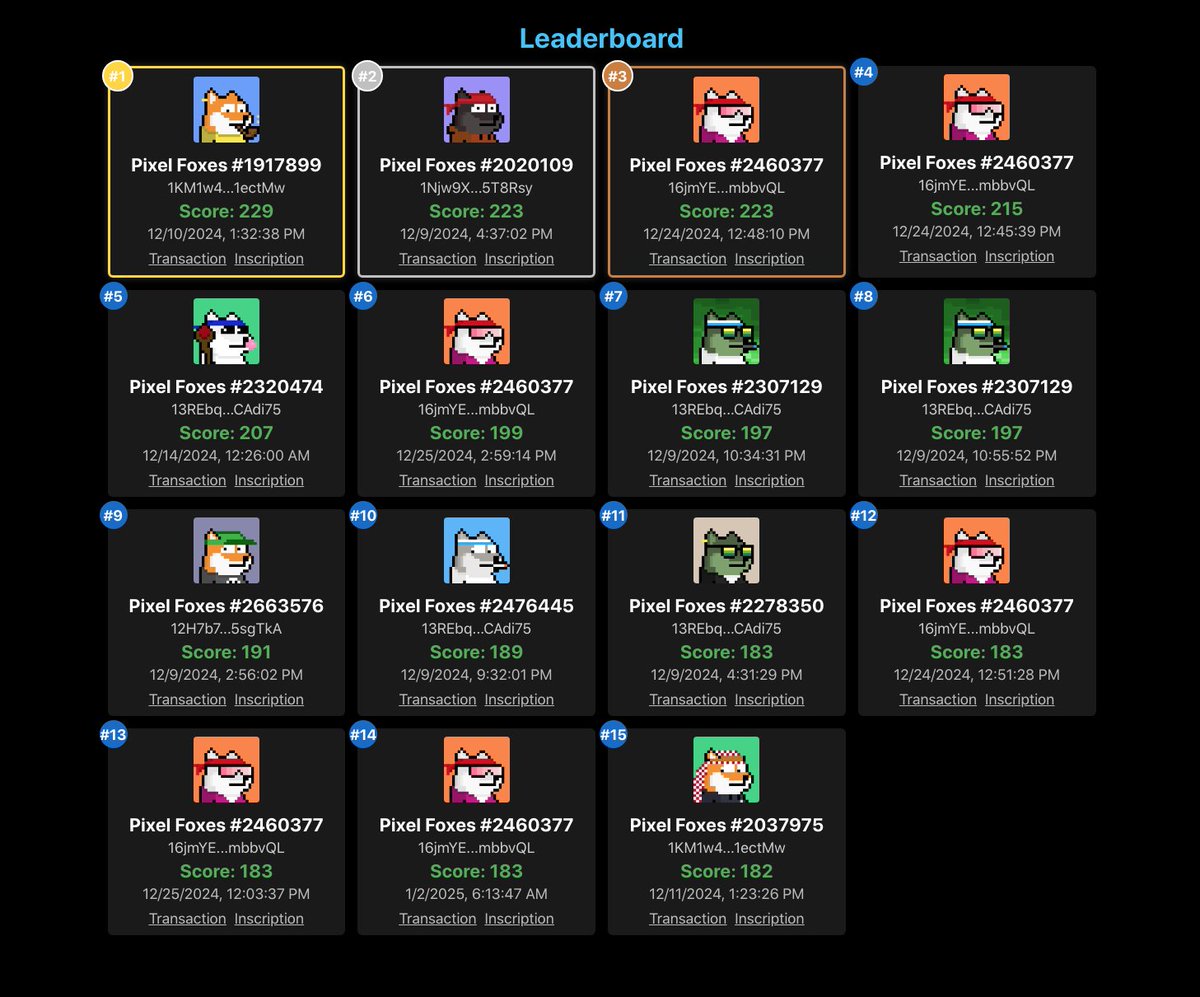 Pixel Foxes tweet media