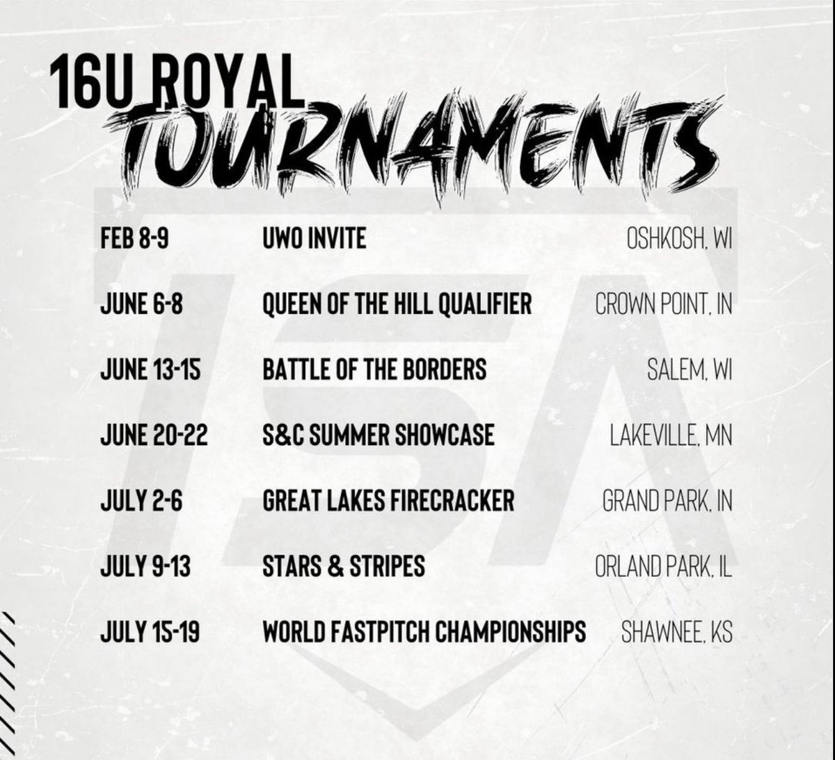 Kadence Meyers (@meyerskadence) on Twitter photo Happy New Year! Excited to release our Winter and Summer Tournament schedule! Looking forward to getting my High School Season started soon also. Good Luck to everyone’s upcoming season! <a href="/coachjenna/">JennaMarieLouise</a> <a href="/tgussert/">Tanner Gussert</a> <a href="/ISA_Softball/">ISA Softball</a> <a href="/ImpactSportsGB/">Impact Sports Academy</a> <a href="/ScoutUrecruit/">ScoutU college recruiting</a> Happy New Year! Excited to release our Winter and Summer Tournament schedule! Looking forward to getting my High School Season started soon also. Good Luck to everyone’s upcoming season! <a href="/coachjenna/">JennaMarieLouise</a> <a href="/tgussert/">Tanner Gussert</a> <a href="/ISA_Softball/">ISA Softball</a> <a href="/ImpactSportsGB/">Impact Sports Academy</a> <a href="/ScoutUrecruit/">ScoutU college recruiting</a>