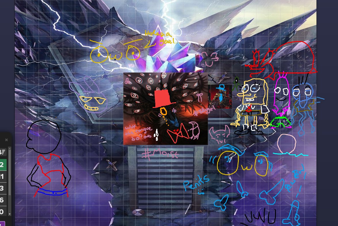 Scourgeywourgey's tweet image. What its like to dnd on roll 20 with an epic boss involved
#dnd #roll20 #YOLO