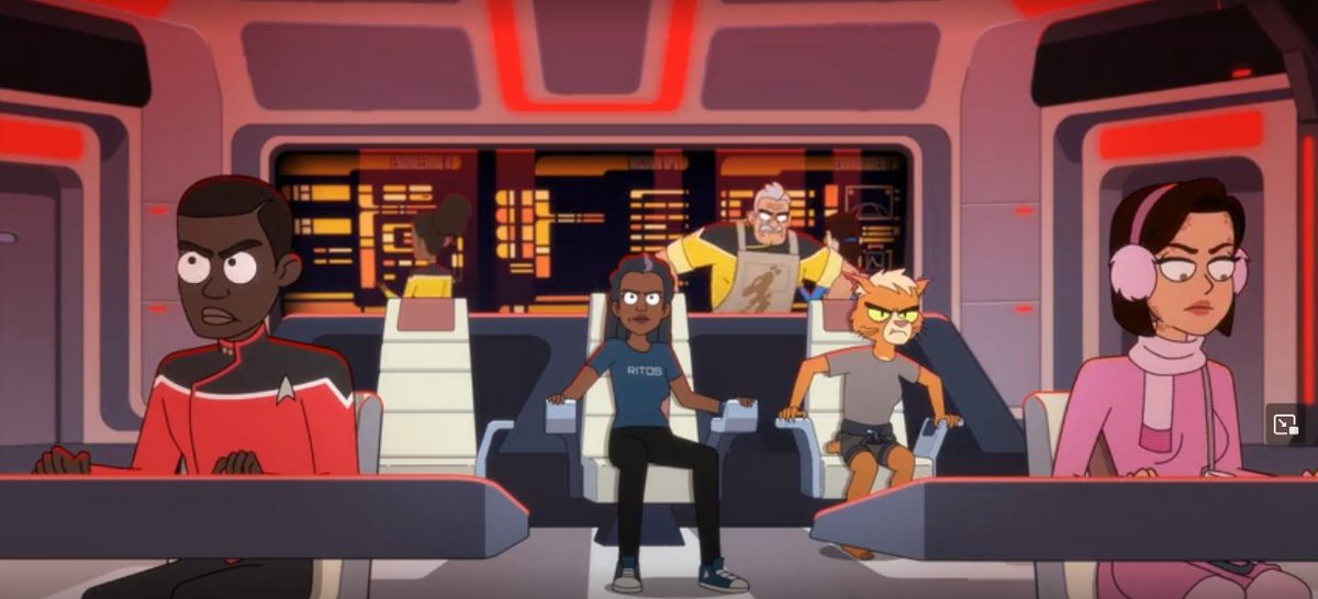 DigThat32's tweet image. Damn shame they cancelled #StarTrekLowerDecks . I just got back into it &amp;amp; it's way too solid a show to just vanish