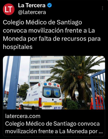 Iherreraa's tweet photo. - Presidente, no tenemos plata para los hospitales ni para los tratamientos contra el cáncer.
- No importa. Gastemos 1000 millones y compremos la casa de mi presidente Allende.  Eso es mas importante. https://t.co/yqAhNzHGaj