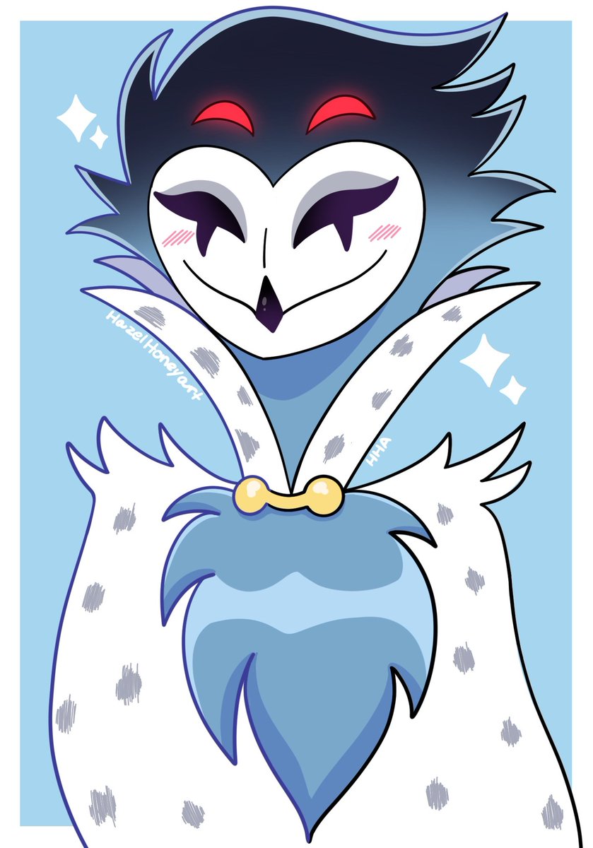 HazelHoneyart's tweet image. A Cute Smile (Updated) ✨️
#HelluvaBoss #Stolas