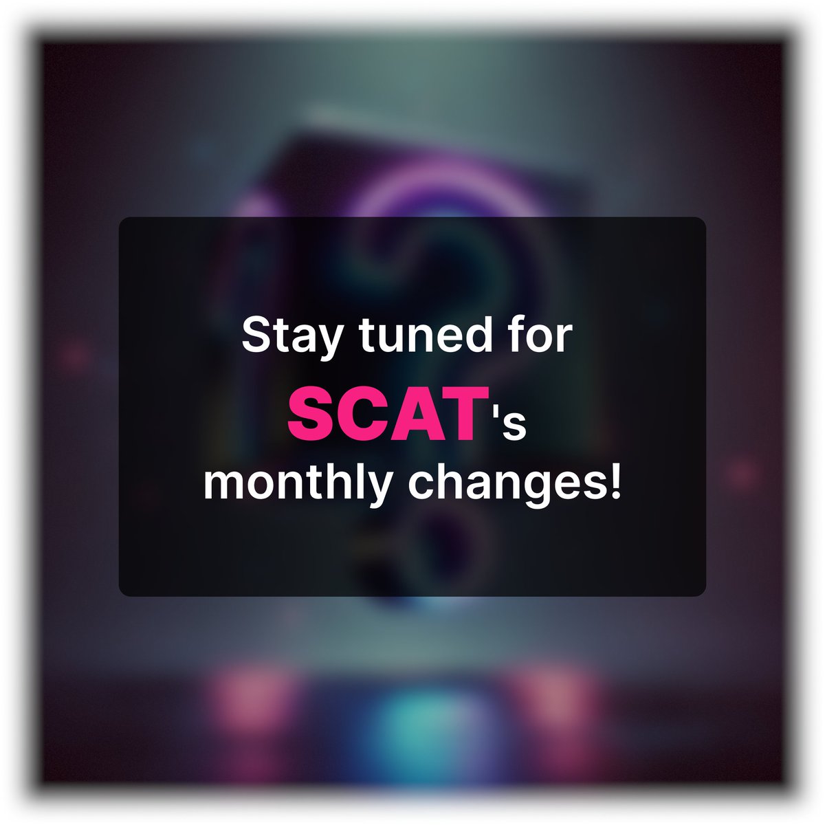SquidCat_Token's tweet photo. As mentioned on Binance Live yesterday, we are constantly evolving SCAT to attract more users. Our goal is to become the leading meme coin with a cat theme, staying ahead of the trends at all times.

Starting this February, SCAT will be making its debut in a brand-new look. Stay tuned and show your support!✨

#SCAT #trending #memecoin #Cat #investing