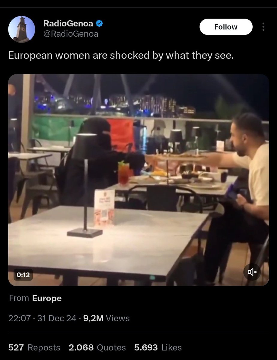 They visit a Muslim country and then complain about Muslims wearing clothing that is permitted in that Muslim country