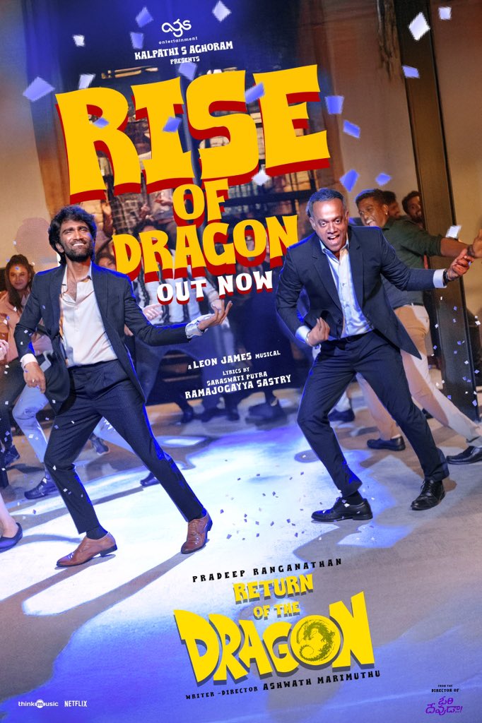 Anupama Parameswaran (@anupamahere) on Twitter photo “NUV fire-u fire-u maawa“ 🔥🔥
Dragon rises with its First Single - #RiseOfDragon 🐉
Watch now ▶️ : youtu.be/wTVE9hjbvNg
<a href="/pradeeponelife/">Pradeep Ranganathan</a> in ‘Return Of The Dragon’
A <a href="/Dir_Ashwath/">Ashwath Marimuthu</a> Arachakam 💥🧨
A <a href="/leon_james/">Leon James</a> Musical 🎵
#PradeepAshwathCombo
#KalpathiSAghoram “NUV fire-u fire-u maawa“ 🔥🔥
Dragon rises with its First Single - #RiseOfDragon 🐉
Watch now ▶️ : youtu.be/wTVE9hjbvNg
<a href="/pradeeponelife/">Pradeep Ranganathan</a> in ‘Return Of The Dragon’
A <a href="/Dir_Ashwath/">Ashwath Marimuthu</a> Arachakam 💥🧨
A <a href="/leon_james/">Leon James</a> Musical 🎵
#PradeepAshwathCombo
#KalpathiSAghoram