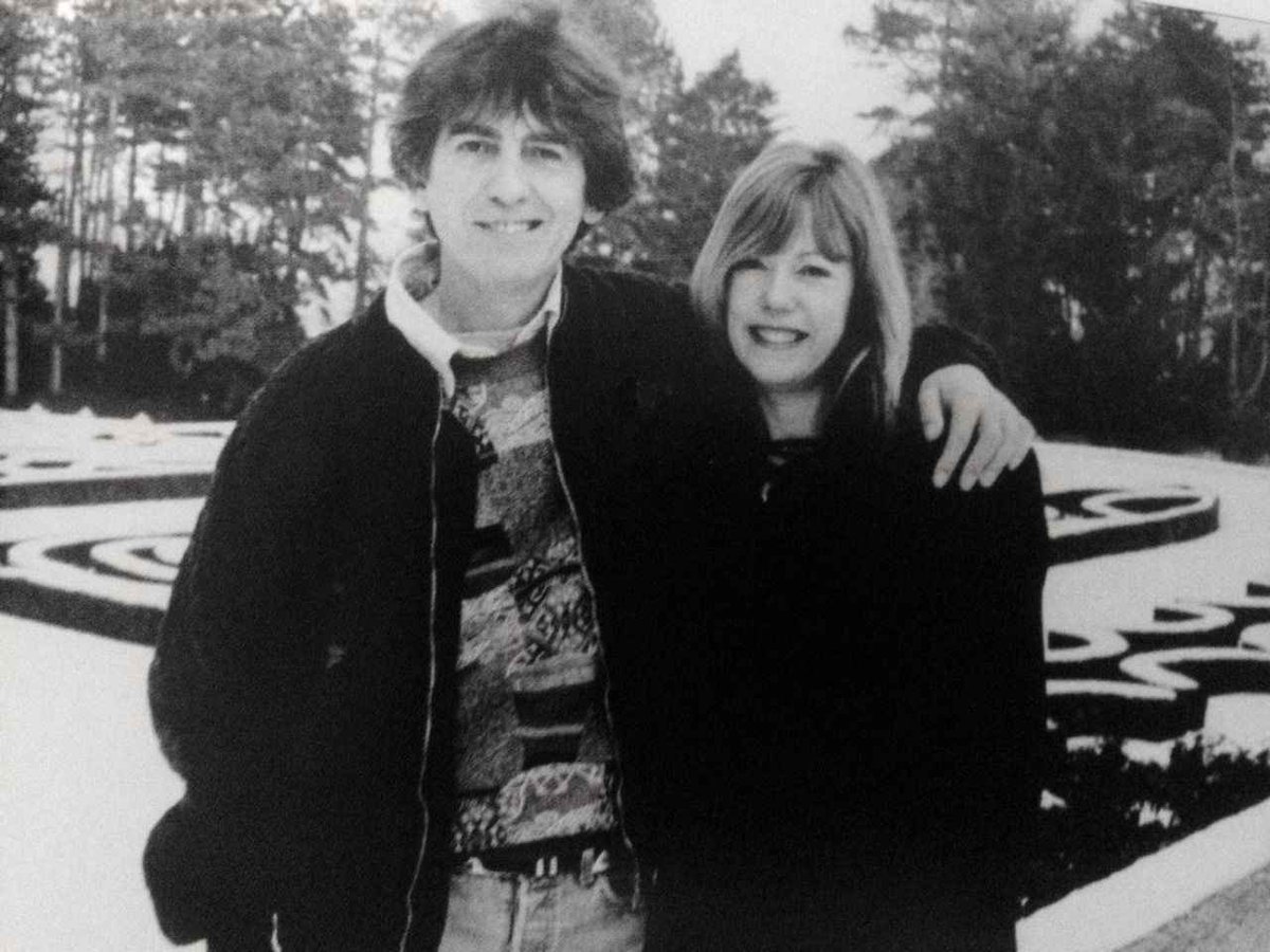 #TBT to when George Harrison spent New Year's Eve 1991 with his ex-wife and great friend Pattie Boyd.