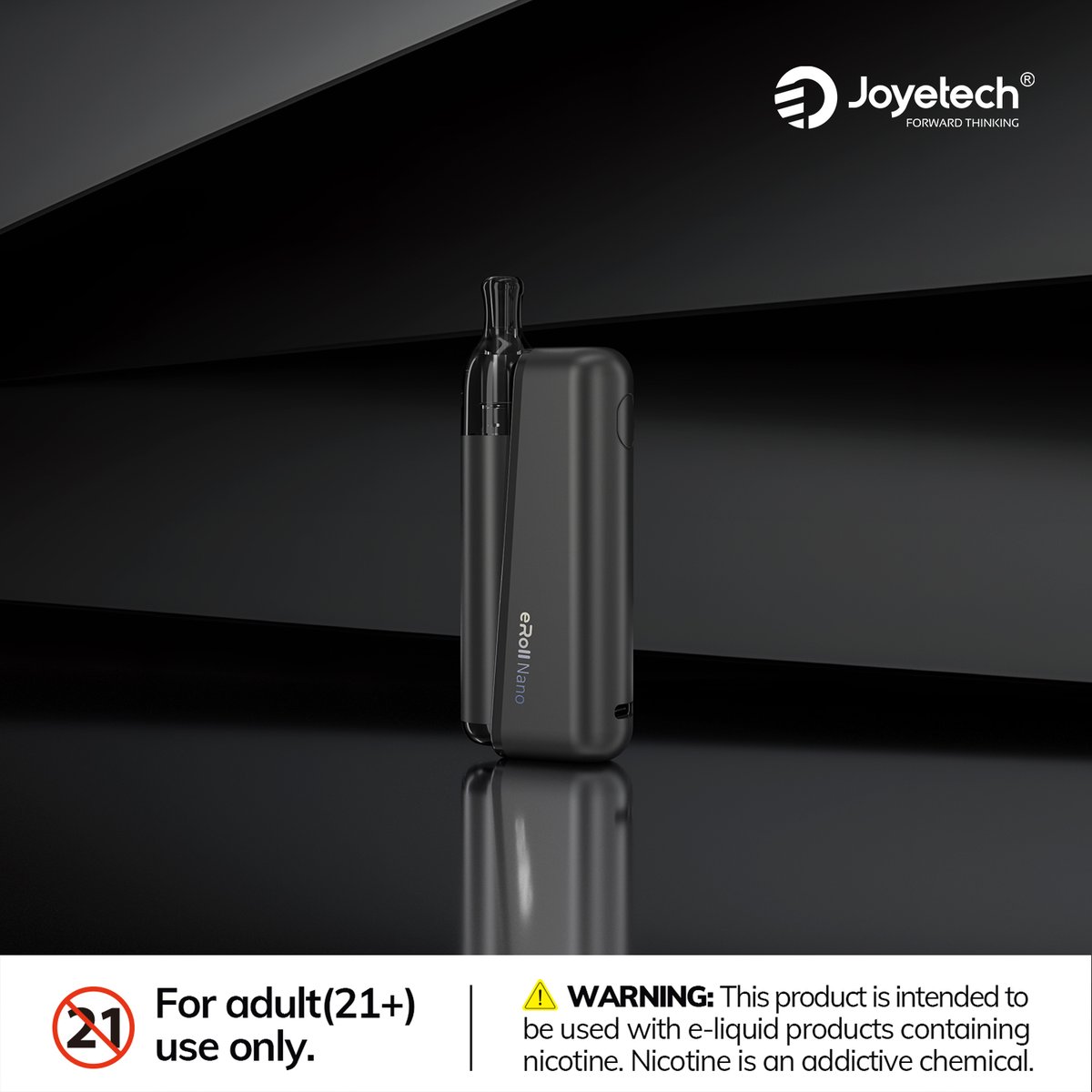 JoyetechClub's tweet photo. The eRoll Nano comes with battery indicator, so you always know when it’s time to recharge. 🔋👀
Warning: This product may contain nicotine. Nicotine is an addictive chemical. Our products are restricted to adults 21+ only.
#erollnano #1110mah #PCC #palmsize #portable #joyetech https://t.co/uIDGdF9Tex