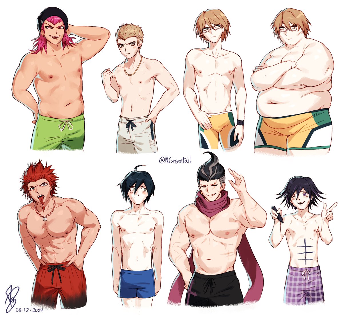 Should probably post these here too
#danganronpa