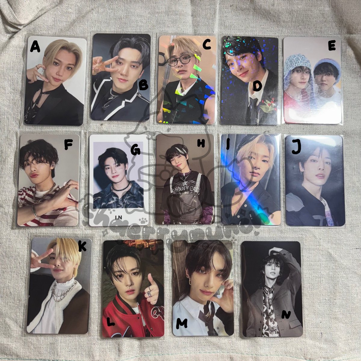chaerrypunch's tweet image. wts want to sale
stray kids bangchan lee know changbin hyunjin felix i.n jeongin

❗️fix price
✅ first pay first get
✅ safe packaging
⛔️ no hit n run
📍 jakarta, ina

link 🍊:
s.shopee.co.id/4VMqynb9y3