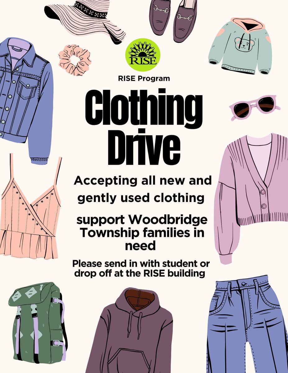 Clothing Drive! Thank you all for your support!