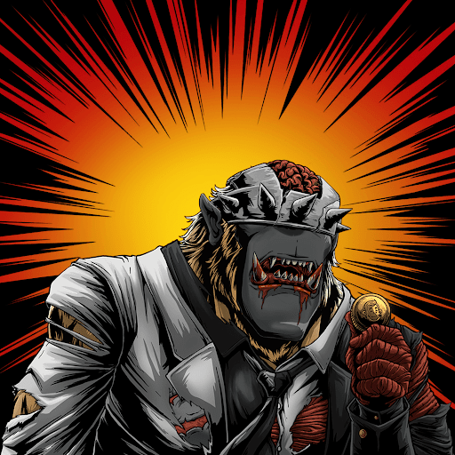 Just won this amazing Portal Beast by <a href="/FluxInc_/">Flux Inc.</a>  .  Excited to check out this community.  Thank you to the <a href="/BoredApeSolClub/">Bored Ape Solana Club</a> for this great prize.