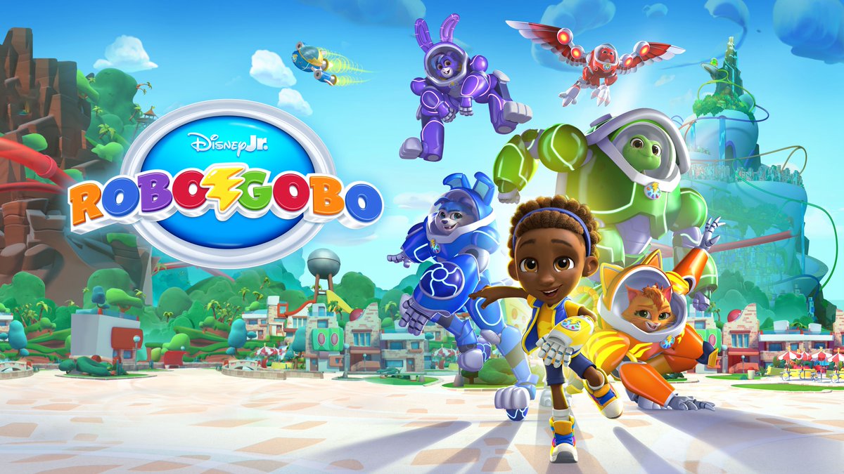 They are the pets that rescue pets. 🐇🐦🐱🐢🐺💥 Here's the widescreen key art for "ROBOGOBO" via different cable providers like Zap2it and TV Guide. 

"Robogobo" premieres Friday January 17 on <a href="/DisneyJr/">Disney Jr.</a> and streaming soon on <a href="/DisneyPlus/">Disney+</a>. 

#RoboGobo