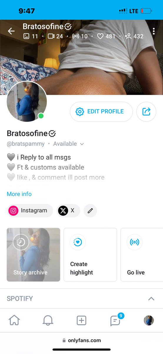 onlyfans.com/bratspammy 

  JOIN MY LIVE ON ONLYFANS 😻  . Just click the link its free 🫵🏽