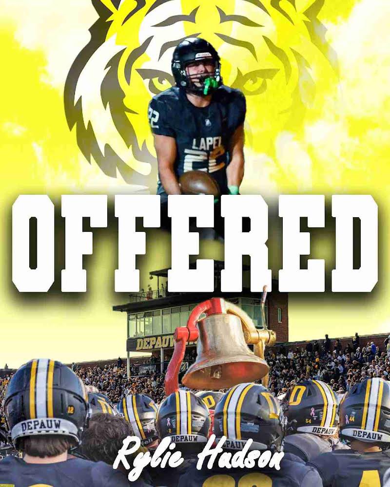 Rylie Hudson (@ryliehudson3) on Twitter photo After a conversation with <a href="/qbdietz/">Brett Dietz</a> , I’m blessed to receive an offer from <a href="/DePauwTigersFB/">DePauw Football</a>
<a href="/MasonEspinosa1/">Mason Espinosa</a> <a href="/IndianaPreps/">Indiana Preps</a> <a href="/LapelFootball/">Lapel Football</a> <a href="/hunt_Rob/">Rob Hunt</a> <a href="/PrepRedzoneIN/">Prep Redzone Indiana</a> After a conversation with <a href="/qbdietz/">Brett Dietz</a> , I’m blessed to receive an offer from <a href="/DePauwTigersFB/">DePauw Football</a>
<a href="/MasonEspinosa1/">Mason Espinosa</a> <a href="/IndianaPreps/">Indiana Preps</a> <a href="/LapelFootball/">Lapel Football</a> <a href="/hunt_Rob/">Rob Hunt</a> <a href="/PrepRedzoneIN/">Prep Redzone Indiana</a>
