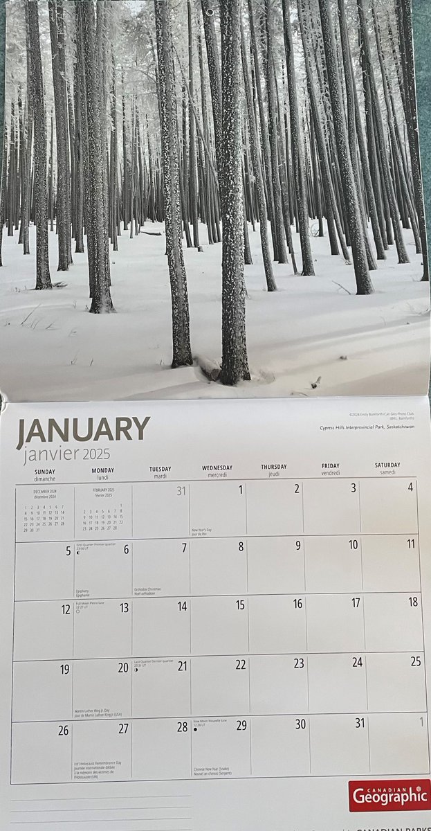 Emily Bamforth (@el_bamforth) on Twitter photo I was excited to have one of my #photos featured in a <a href="/CanGeo/">Canadian Geographic</a> #calendar this year! My photo is January in the 2025 Canadian Parks calendar. I took it in Cypress Hills Interprovincial Park in #Saskatchewan. <a href="/CHdestinationA/">Cypress Hills-Grasslands Destination Area</a> <a href="/Saskatchewan/">Tourism Saskatchewan</a> I was excited to have one of my #photos featured in a <a href="/CanGeo/">Canadian Geographic</a> #calendar this year! My photo is January in the 2025 Canadian Parks calendar. I took it in Cypress Hills Interprovincial Park in #Saskatchewan. <a href="/CHdestinationA/">Cypress Hills-Grasslands Destination Area</a> <a href="/Saskatchewan/">Tourism Saskatchewan</a>