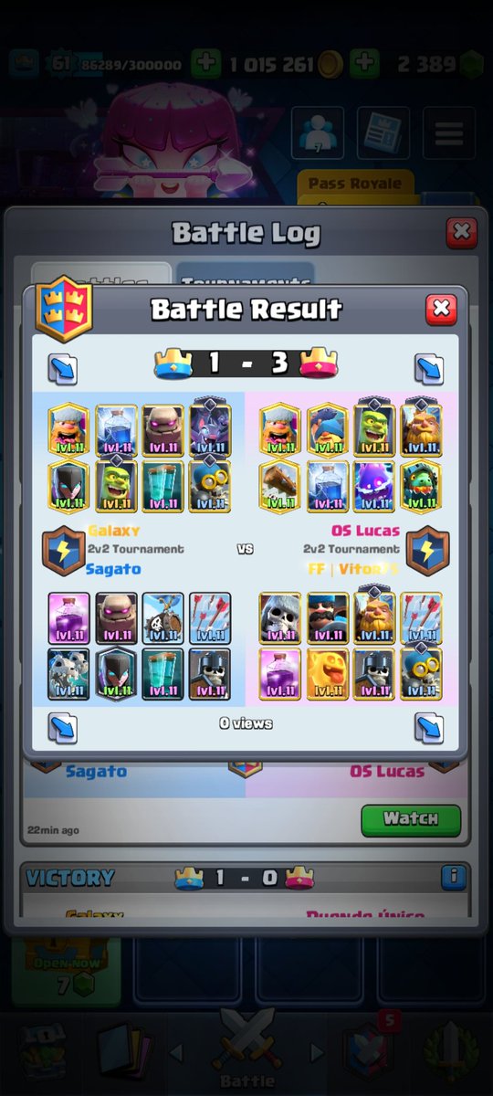 Old school 2v2 tournament 
<a href="/cr_Galaxy5/">Galaxy</a> and me only reached 2nd only lost against the buddies lucas/vitor.
Still had a lot of fun  😍